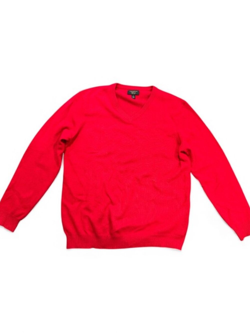 Club Room 100% Cashmere Sweater Men’s Large Red Crewneck Pullover